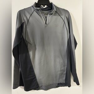 Men's Gray Half-Zip Jacket